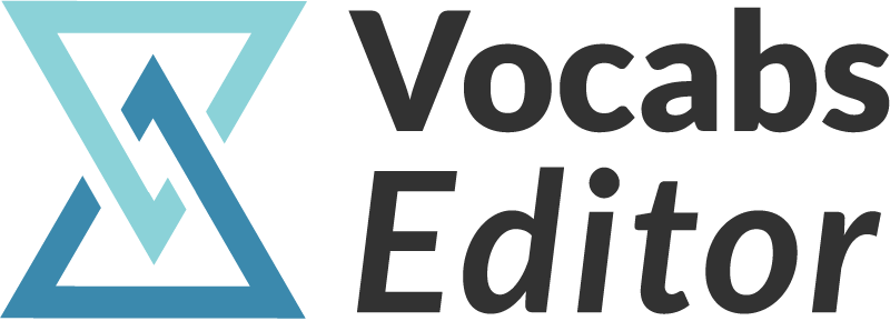 Vocabs editor